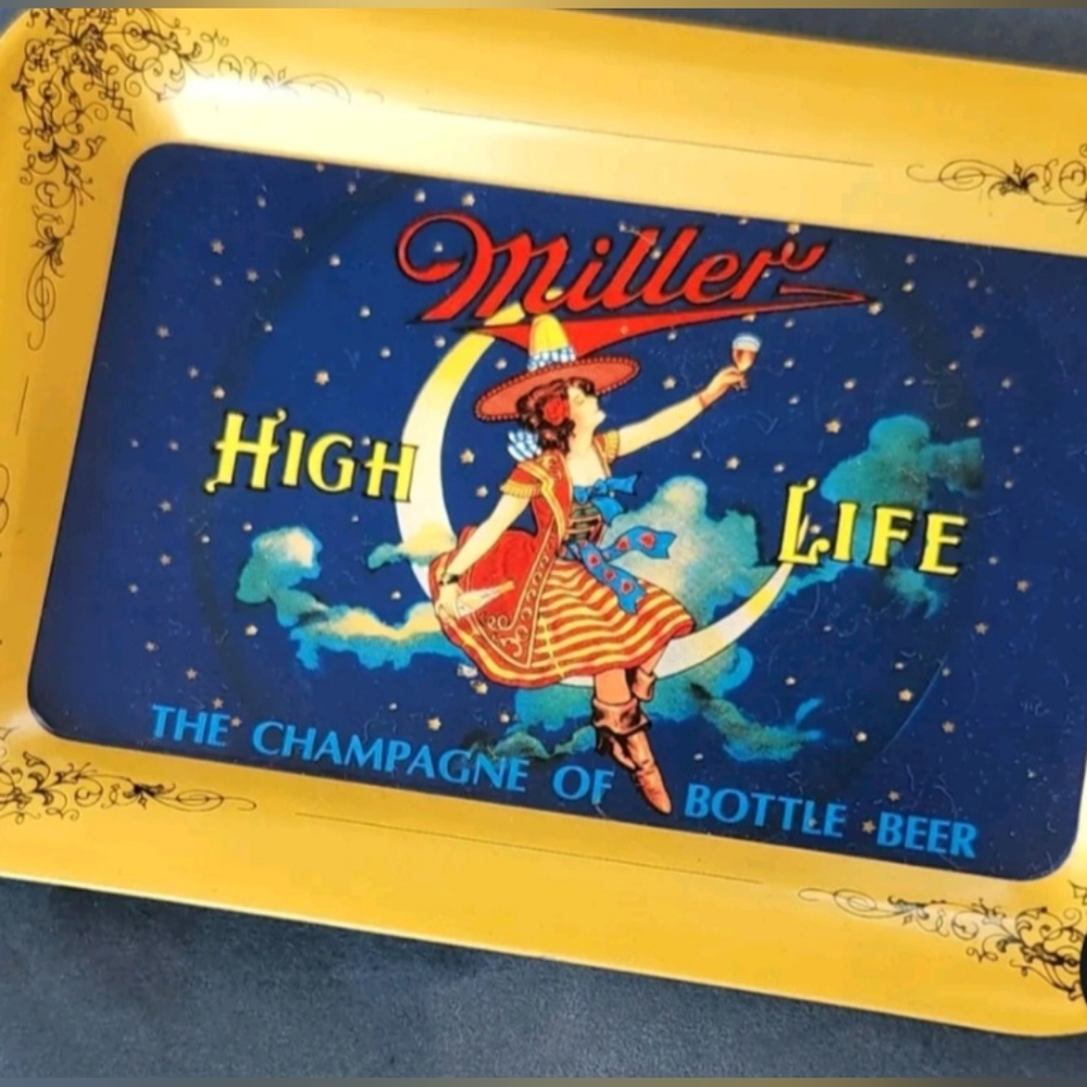 MILLER HIGH LIFE TIP TRAY VINTAGE